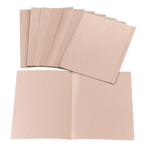 5 Star Office Square Cut Folder Recycled 170gsm Foolscap Buff Pack 100