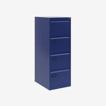 Bisley 4-Drawer Contract Steel Filing Cabinet - Oxford Blue