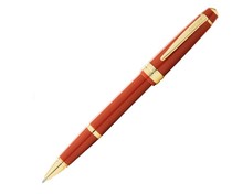 Cross Bailey Light Rollerball Pen Amber with Gold Trim AT074 5-13