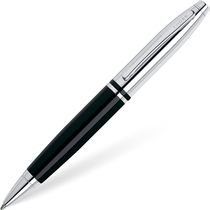 Cross Calais Chrome Trim Black Ballpoint Pen  AT0112-2