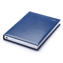 Brunel - Strata Deluxe Diary – 2024 Daily Planner - A5 Day-to-Page Diary - Blue