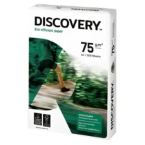 Discovery Eco-efficient A4 Printer Paper 75 gsm Smooth White 500 Sheets 10 reams