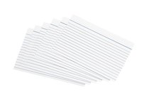 5 Star Record Card Ruled both sides 5"x3" 127x76mm White  [Pack of 100]