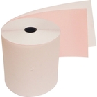 76 x 76mm 2 Ply white and pink rolls - Boxed 20