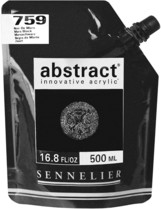 Sennelier Abstract Acrylic Mars Black 500ml