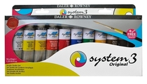Daler-Rowney System 3 Studio Set 10x37ml Paint Tubes