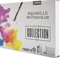 Pébéo Fine Watercolour Collection Box - Complete Watercolour Paint Set